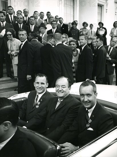 Astronauts White and McDivitt at the White House