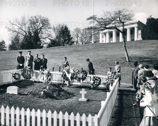 March 10, 1964 Crowds pay their respects at the gravesite of slain President John F. Kennedy at Arlington Cemetery, March 10, 1964.