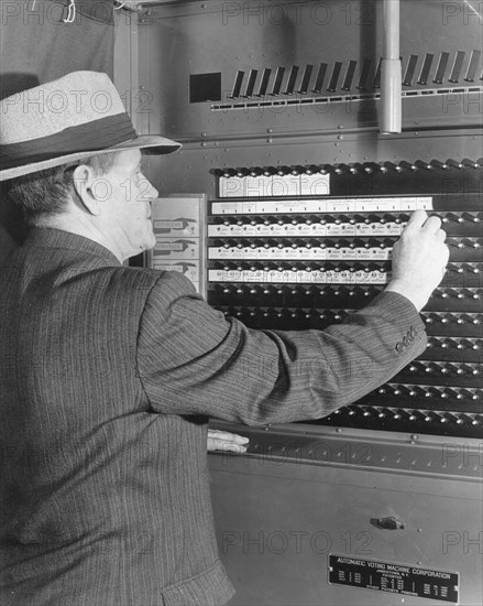 Voting-Election Day, 1944