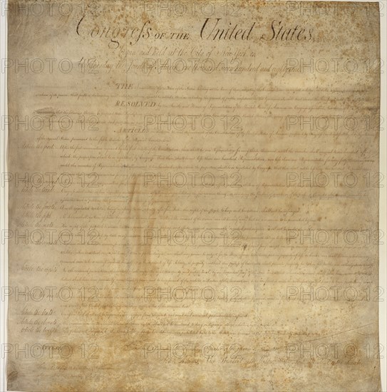 Bill of Rights, 1791 .