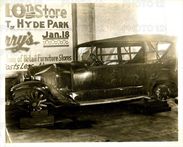 Automobile from Car Accident 1929 .