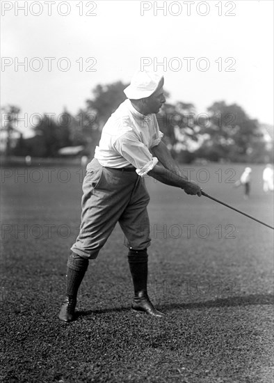 Vintage Golf Photo - Politician playing golf circa 1917.