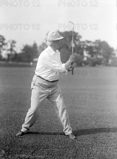 Vintage Golf Photo - Politician playing golf circa 1917.