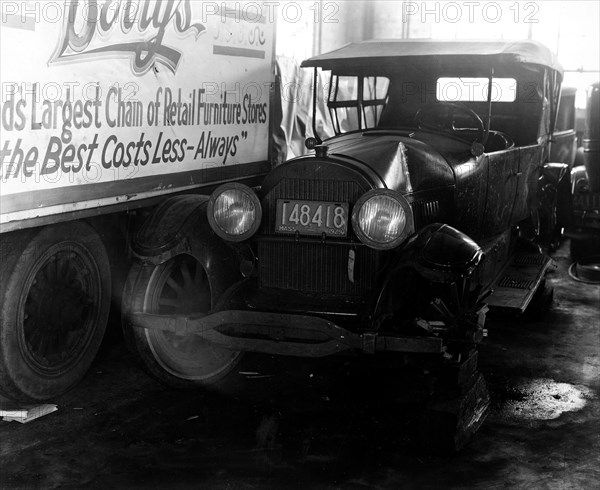 Automobile from Car Accident 1929 .