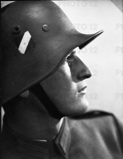 Close up of German soldier circa 1930s?.