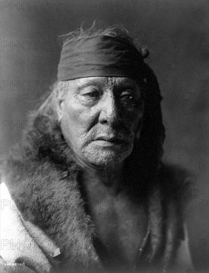 Edward S. Curtis Native American Indians - Bear's Teeth--Arikara circa 1908.