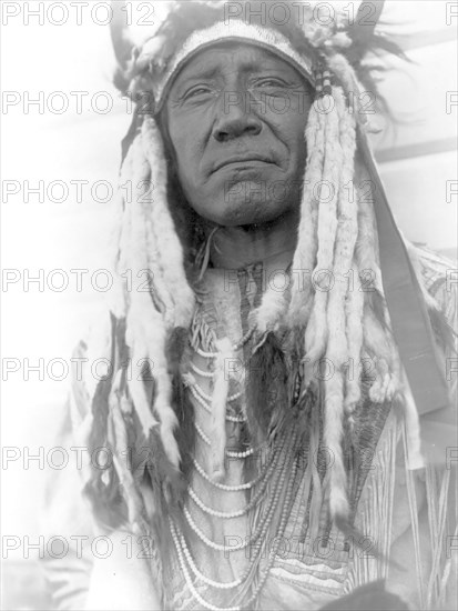 Edward S. Curtis Native American Indians - Two Moons--Cheyenne circa 1910.