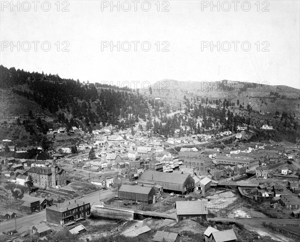 Deadwood, [S.D.] from McGovern Hill 1888.