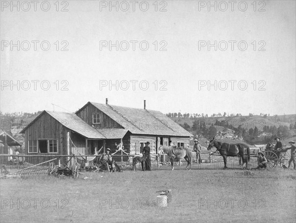 Western Ranch House January 3, 1888.
