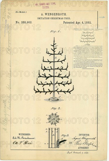 Imitation Christmas Tree 1882.