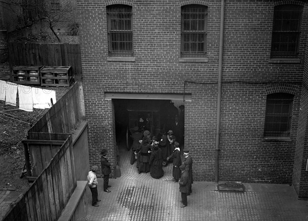 Woman Suffraggette in jail circa 1917.