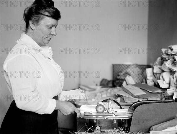 Post Office Department Sealing Machine circa 1917.