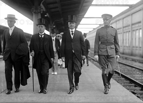 Japanese Mission to the United States, Ishii, Lansing, Harts circa 1917.