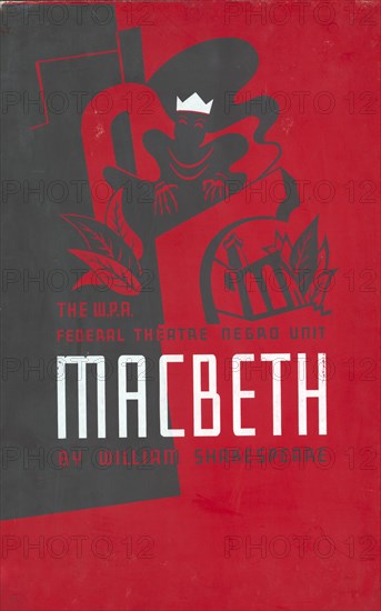 The W.P.A. Federal Theatre Negro Unit [presents] Macbeth by William Shakespeare circa 1936-1938.