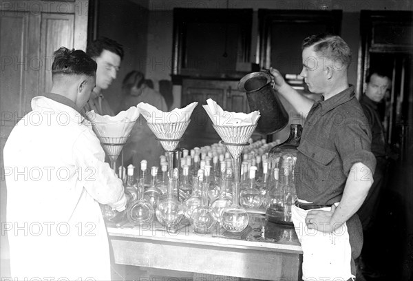 U.S. Army Medical School - Typhoid Vaccine circa 1917.