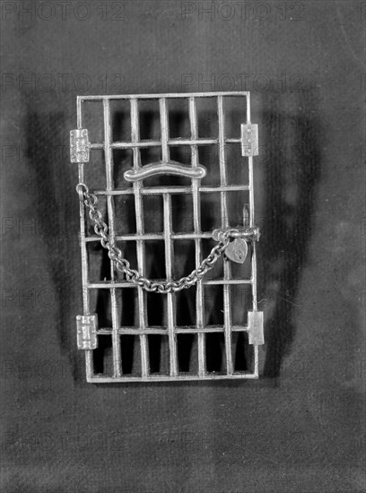 Woman Suffrage Movement - Jail pin circa 1917.