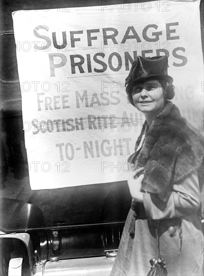 Woman Suffrage Movement - Woman suffragette Lucy Branham circa 1919.