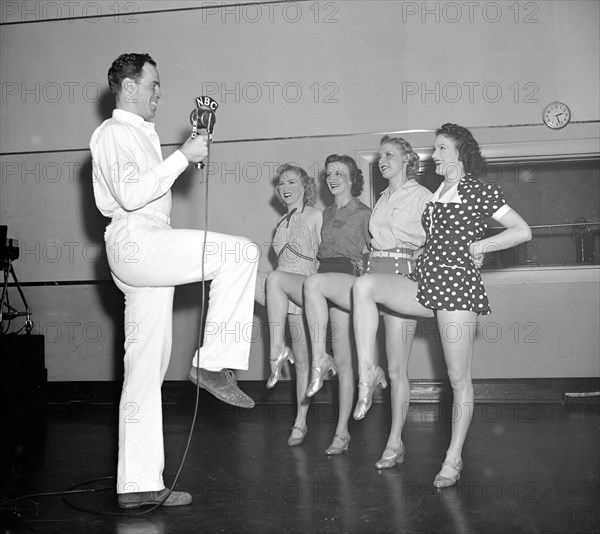 NBC Girls Dancing Class circa 1938 or 1939 .