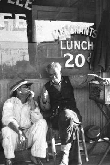 Candy seller, San Antonio, Texas circa 1934-1950.