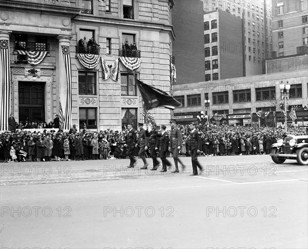 Franklin D. Roosevelt - Franklin D. Roosevelt inauguration. Parade. Washington, D.C. March 4, 1933.