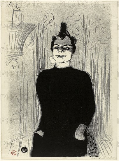 1893 Art Work -  At the Gaiete Rochechouart: Nicolle - Henri de Toulouse-Lautrec.