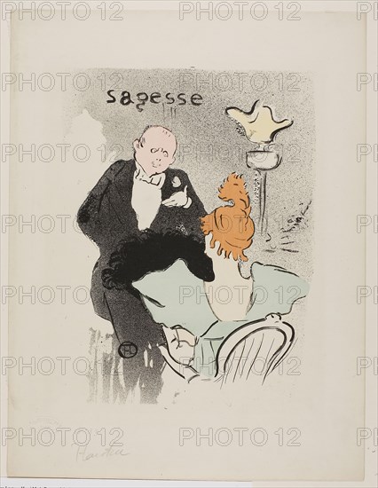 1893 Art Work -  Wisdom - Henri de Toulouse-Lautrec.