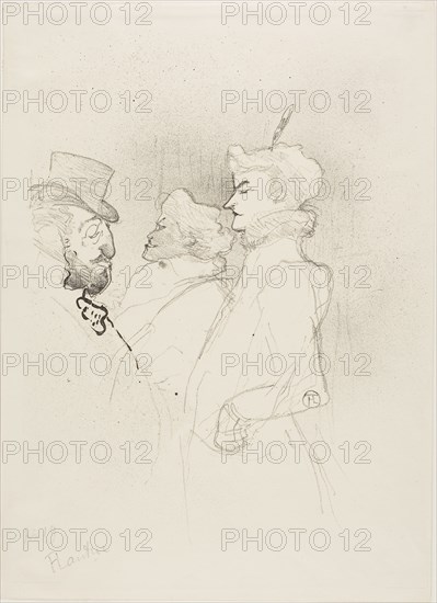 1893 Art Work -  Why Not?... Once Does Not Count - Henri de Toulouse-Lautrec.