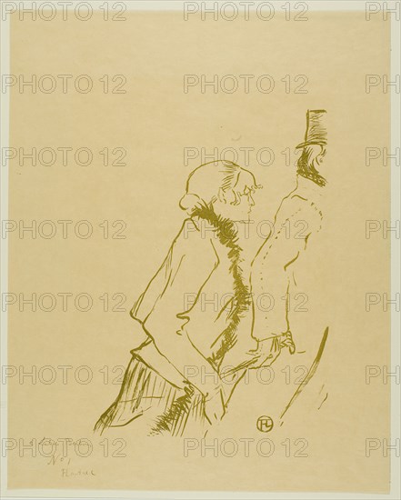 1893 Art Work -  Poor Street-Walker! - Henri de Toulouse-Lautrec.