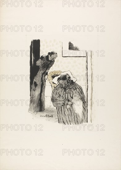 1893 Art Work - Siesta; from the first album of L'Estampe originale Edouard Jean Vuillard.