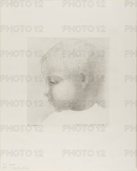 1893 Art Work -  My Child - Odilon Redon.