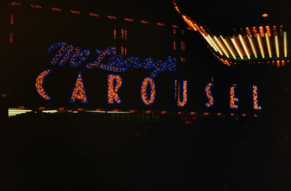 1960s Las Vegas Casinos -  McLaney's Carousel Casino circa 1966.