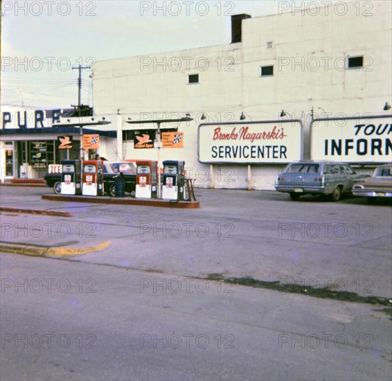 Bronko Nagurski's Servicecenter in International Falls, MN circa 1966.