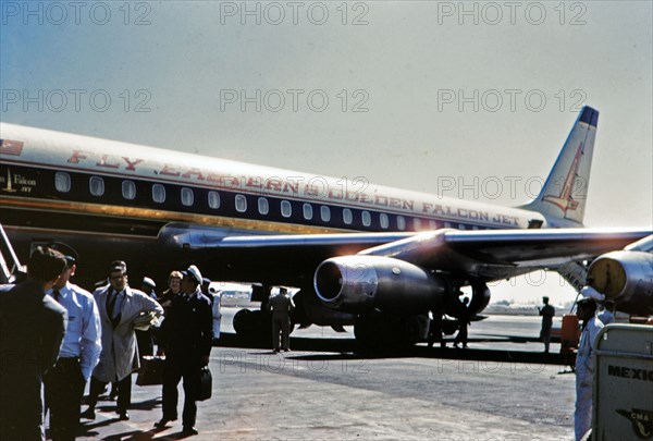 Eastern Airlines Golden Falcon Jet circa 1960-1963.