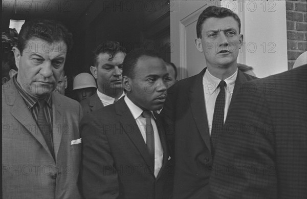 James Meredith Walking onto Ole Miss campus