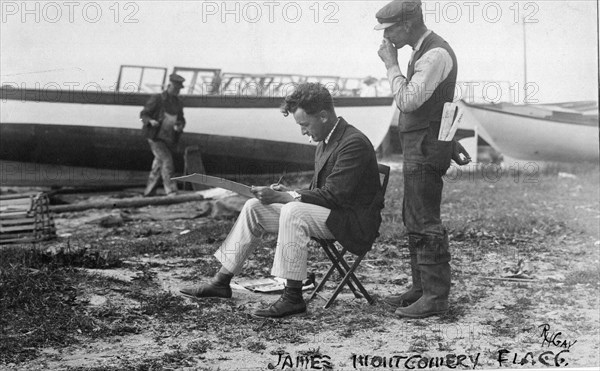 James Montgomery Flagg at Work