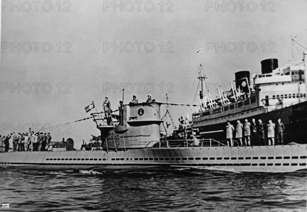 Nazi U-boat embarks on Blockade Sortie