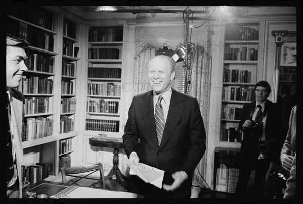 President Ford after televised speech