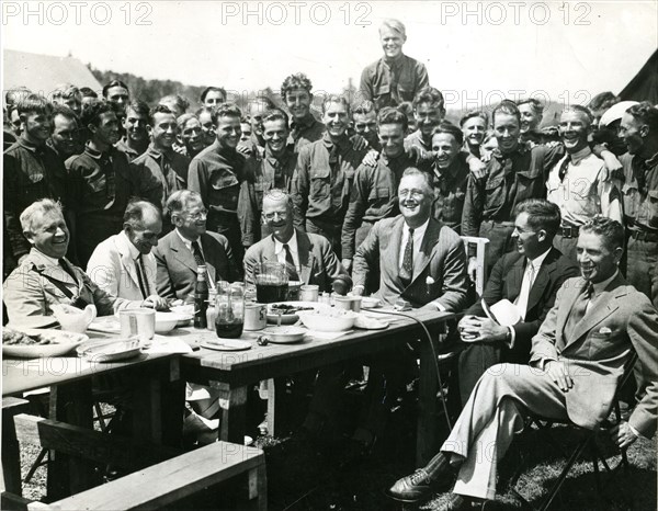 CCC- FDR at CCC Camp