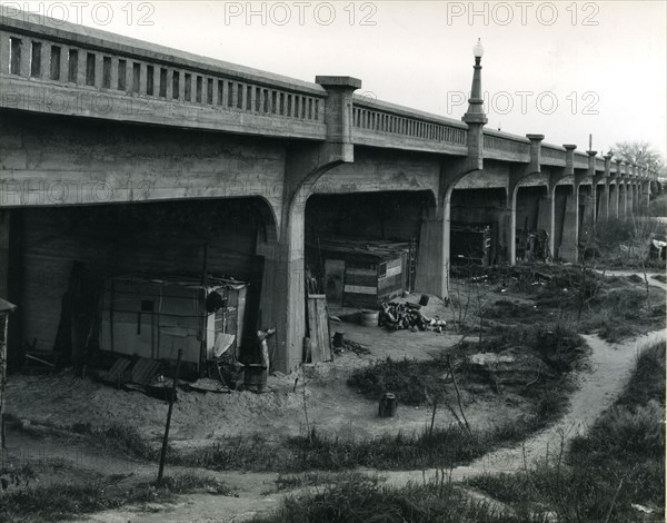 Squatter's Camp under bridge