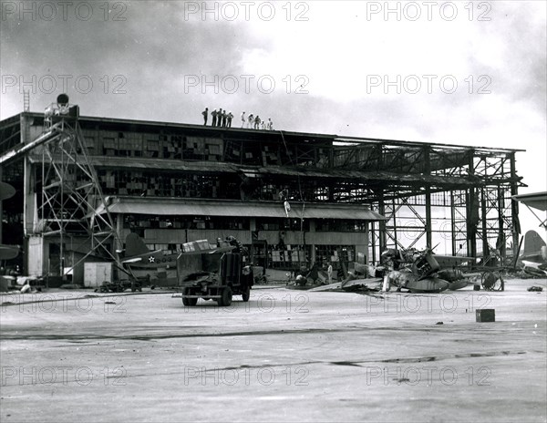 Wrecked Planes After Pearl Harbor