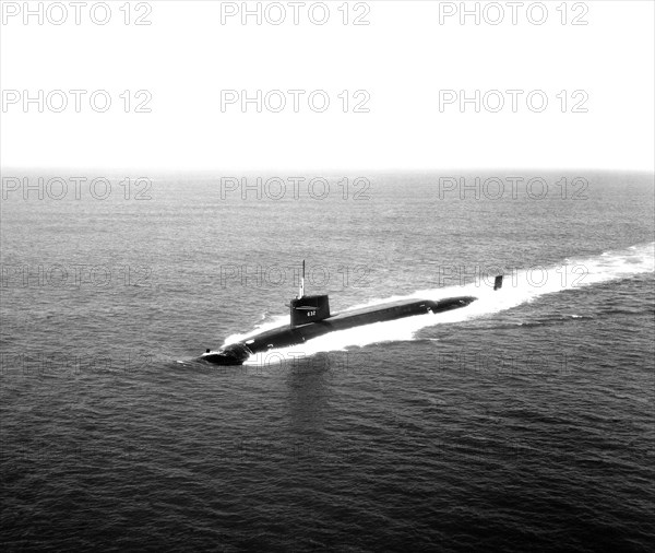 Lafayette class nuclear-powered strategic missile submarine USS VON STEUBEN