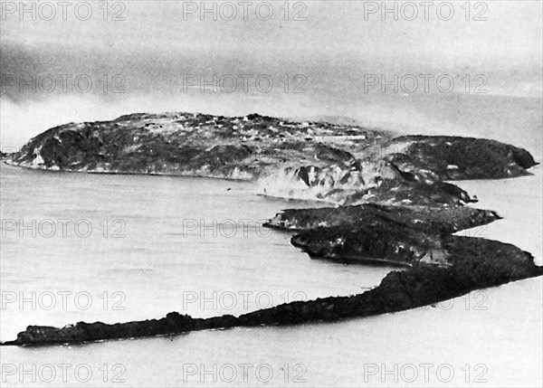 Aerial view of Corregidor Island