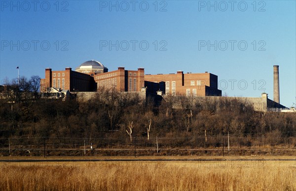 1977 - A view of the US Disciplinary Barracks at Fort Leavenworth Kansas.