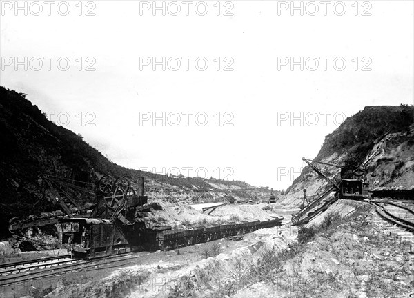 Construction on the Panama Canal