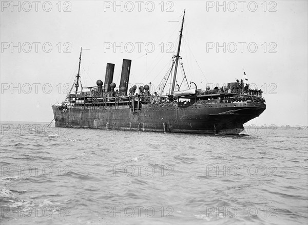 The German ship Eitel Friedrich taken captive by the United States