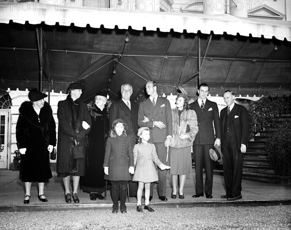 President Roosevelt and his family