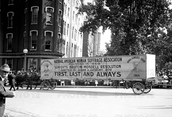 Woman suffrage parade