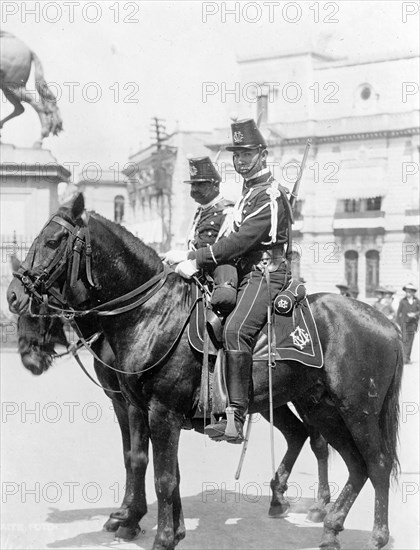 Mounted Police in Mexico City