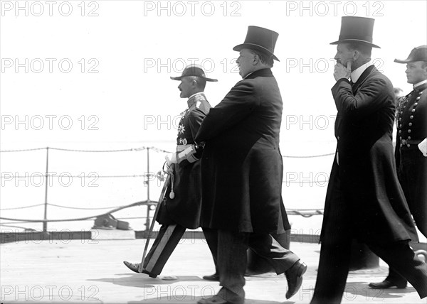 President William Howard Taft in tophat