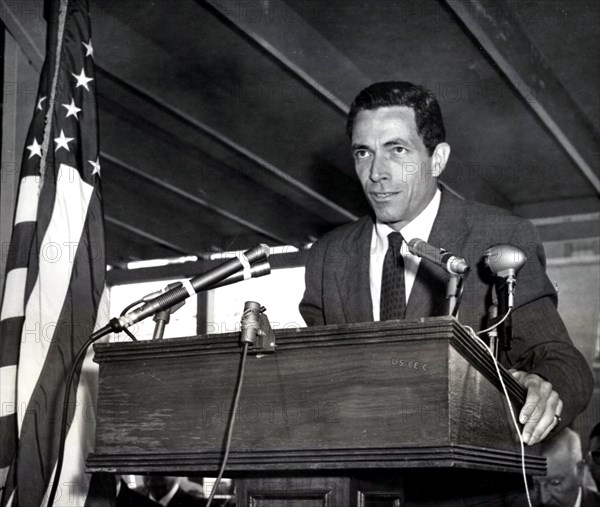 U.S. Senator Claiborne Pell Speaking at Groundbreaking Ceremony